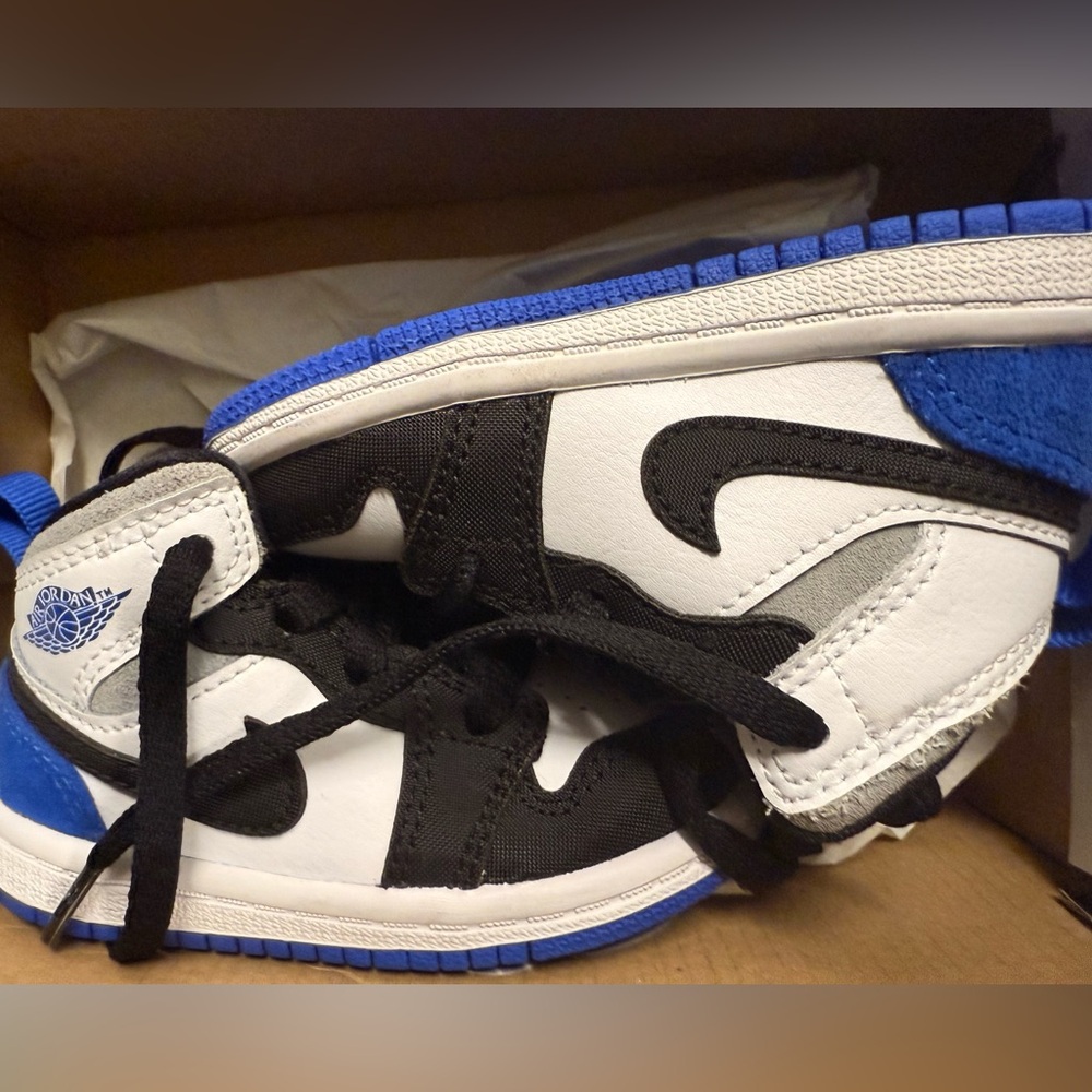 Nike Kids Sneakers Black and Blue